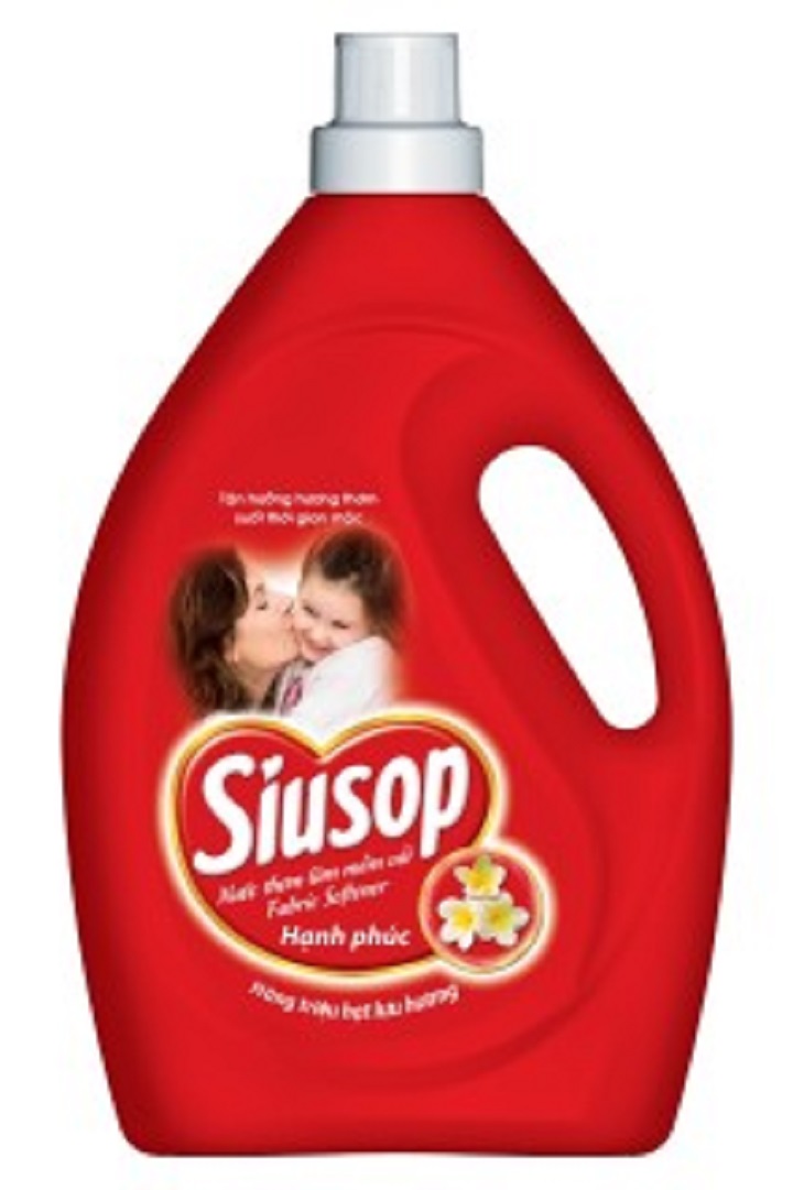 (MẪU MỚI) Can Nước xả vải Siusop đậm đặc [MỚI] 3.6 lít-Hàng Triệu Hạt Lưu Hương