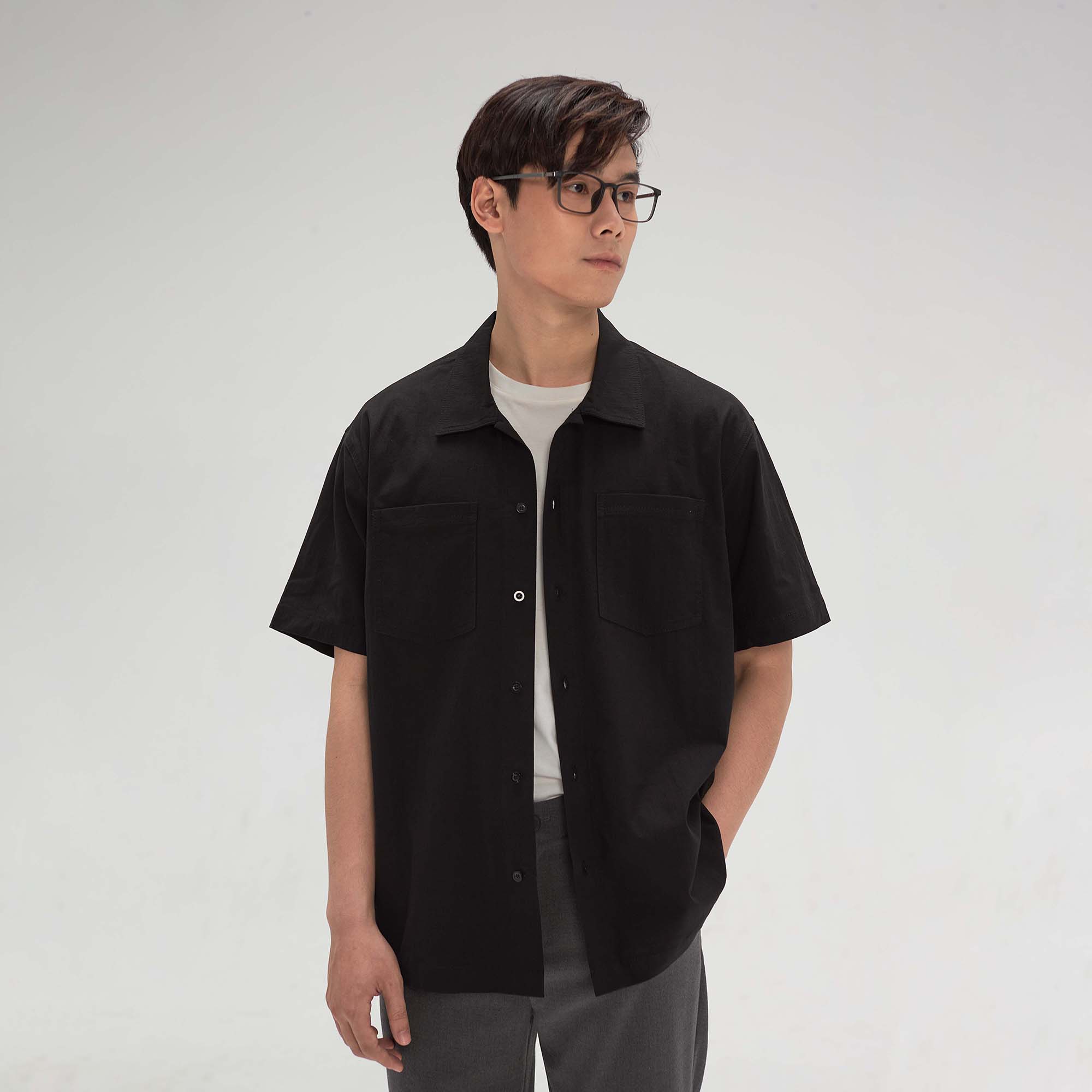 Áo sơ mi ngắn tay LOOK LINEN SHIRT