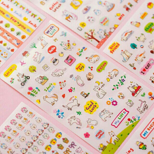 ( Rẻ đẹp ) Tấm sticker cute dán điện thoại, laptop, miếng dán ngộ nghĩnh cho bé dán sách, decal dán hình vui nhộn dán móng, hình dán trang trí  nhiều họa tiết