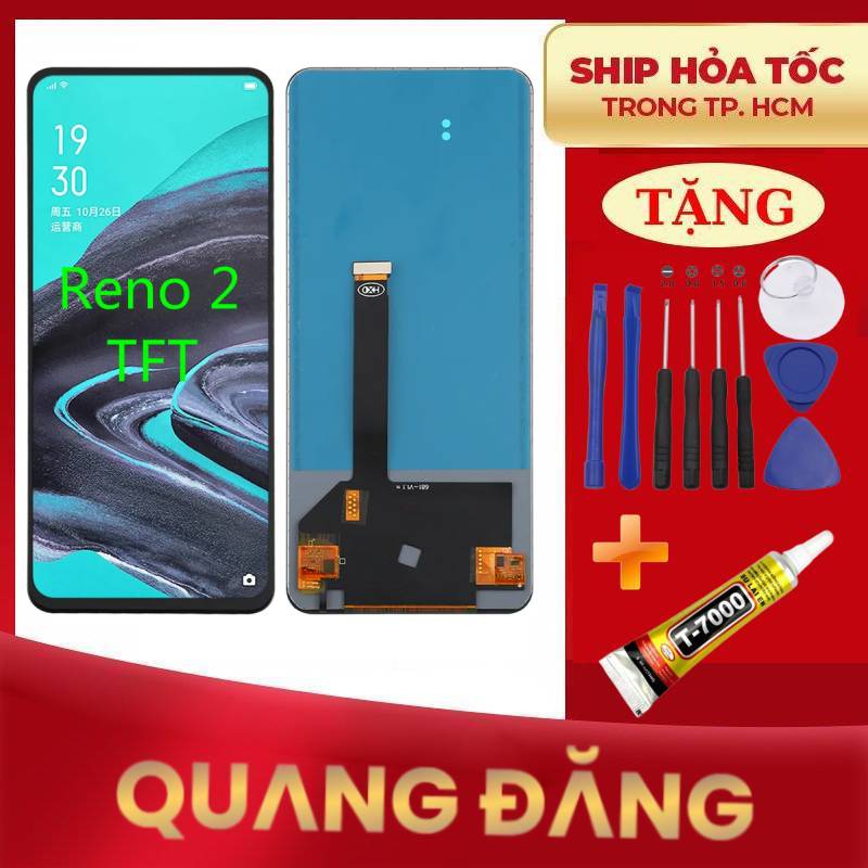 Bộ màn hình oppo reno 2 tặng keo dán và bộ sửa 9 món