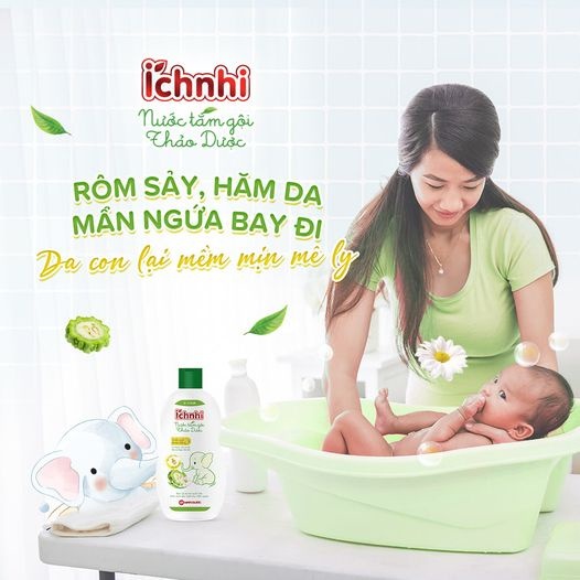 Sữa tắm gội thảo dược Ích Nhi