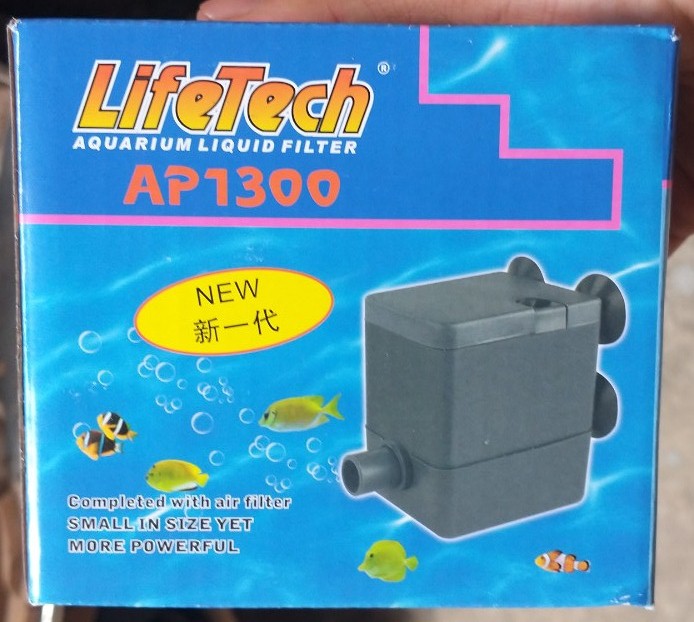 Máy Bơm Nước Hồ Cá LifeTech AP 1300 công suất 8.5W dùng cho hồ cá cảnh