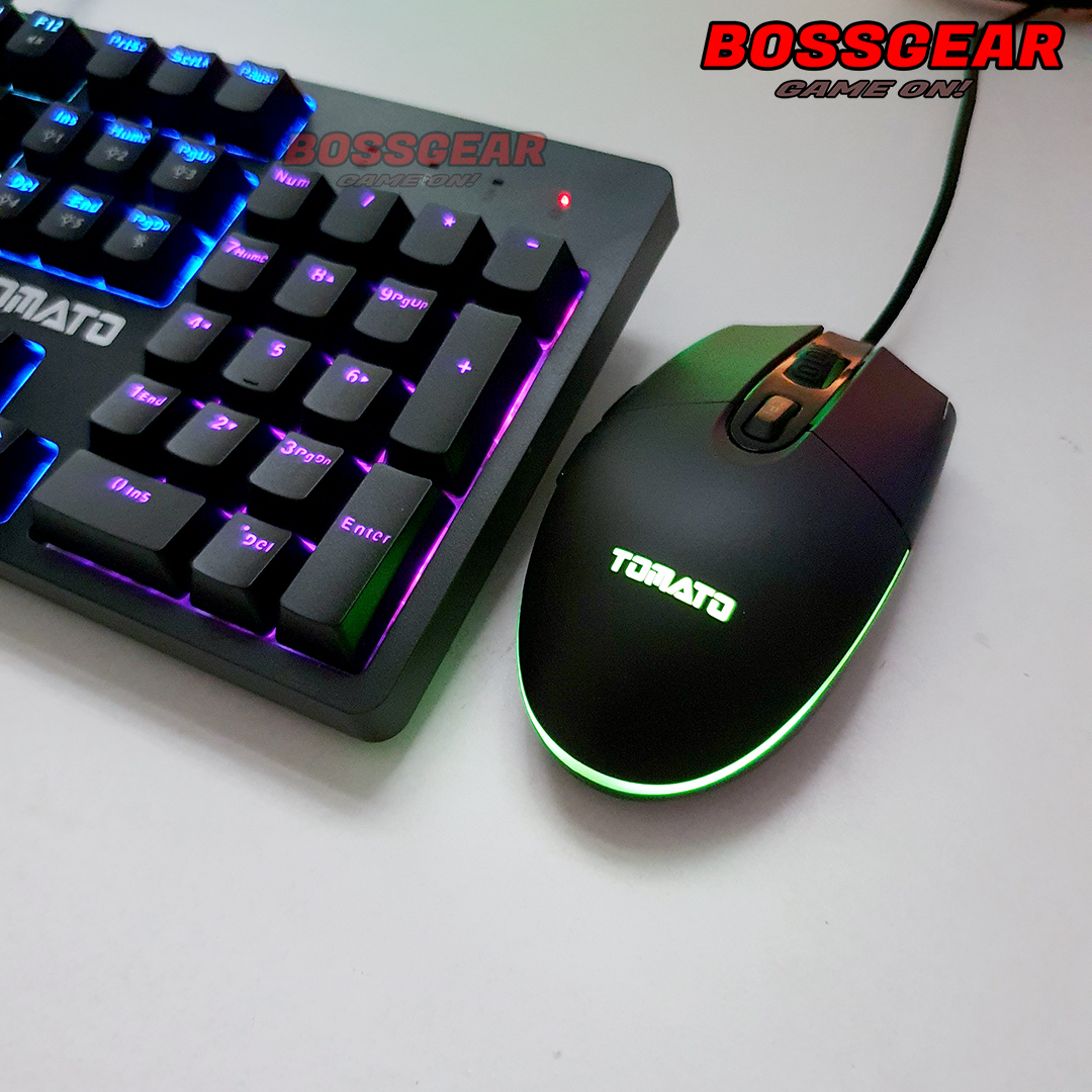 Chuột Gaming TOMATO T102 ( DPI 3200, LED 7 màu, 20 triệu lần nhấn )