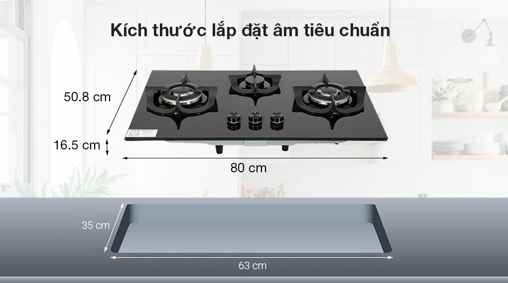 Bếp ga âm Electrolux EHG8321BC (Miễn phí giao tại HCM-ngoài tỉnh liên hệ shop)