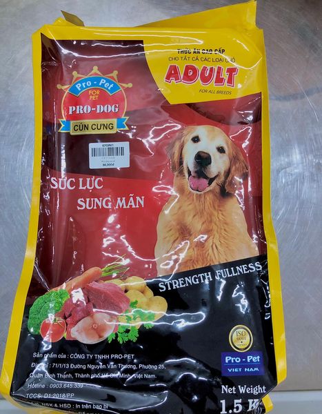 Thức ăn hạt cho chó con pro pet puppy 400g
