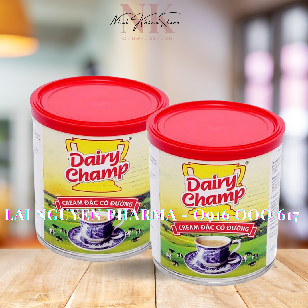 Sữa đặc có đường Dairy Champ lon 1kg (24 lon/thùng)