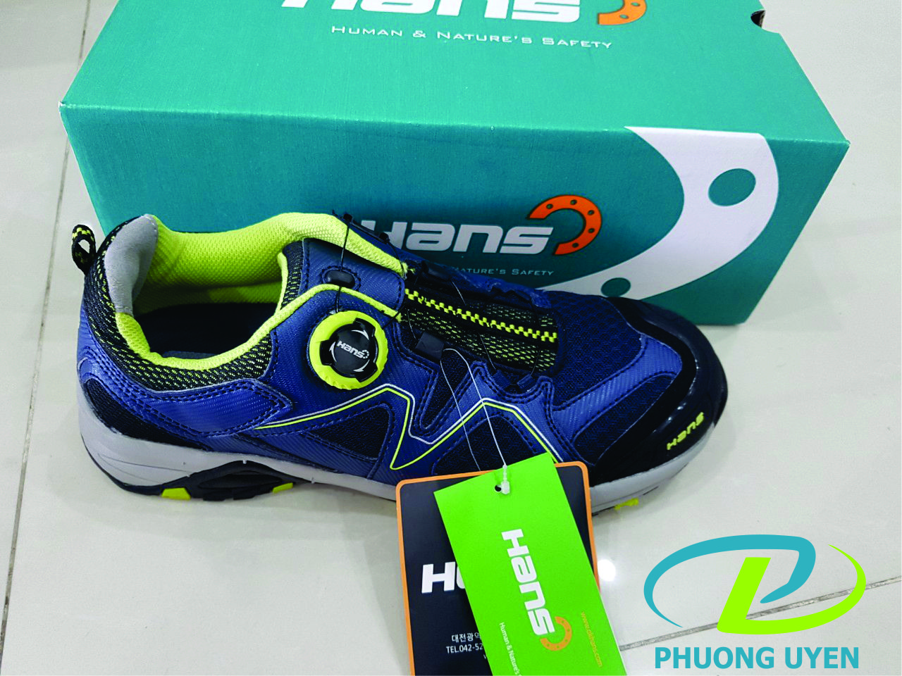 [HCM]GIÀY BẢO HỘ HANS HS-77 DAVINCH4