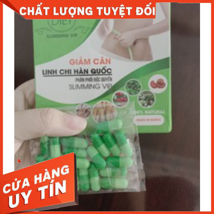 [HCM][30 viên] Giảm Cân Linh Chi Hàn Quốc liệu trình 30 ngày [MẪU MỚI]