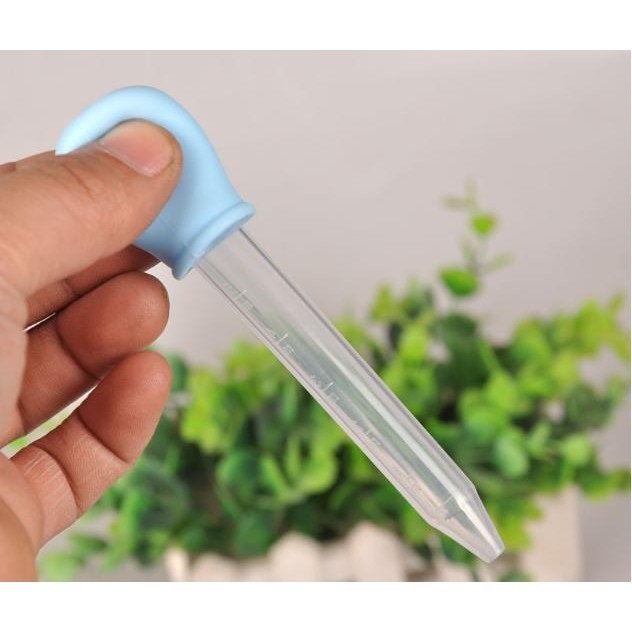 Ống hút sữa, bón thuốc đầu bóp silicon mềm cho bé 5ml