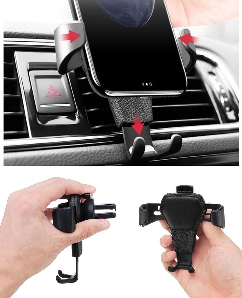 Giá Đỡ Điện Thoại Chữ T - Giá Kẹp Cửa Gió & Điều Hòa Trên Xe Hơi , Ô Tô