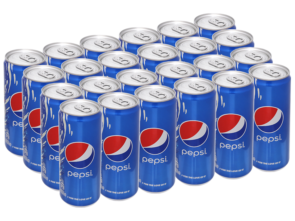 Lốc 6 Lon Nước Giải Khát Pepsi Lon 330ml