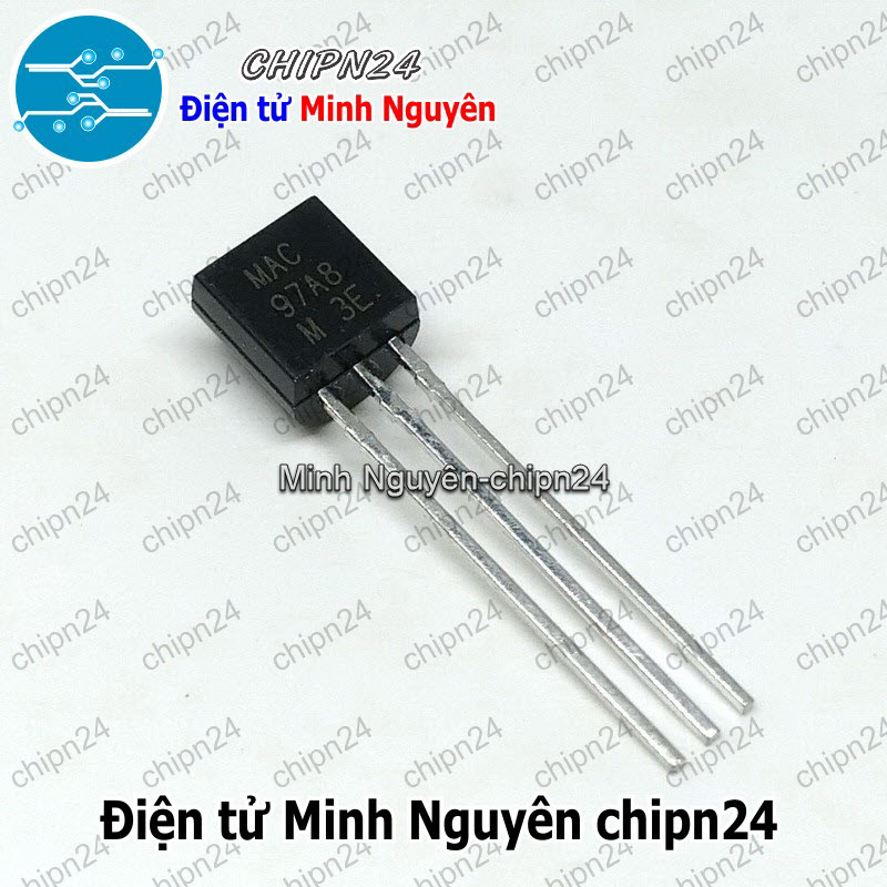 [10 con] (KT1) Triac MAC97A8 TO-92 1A 400V (MAC 97A8) - HH005719