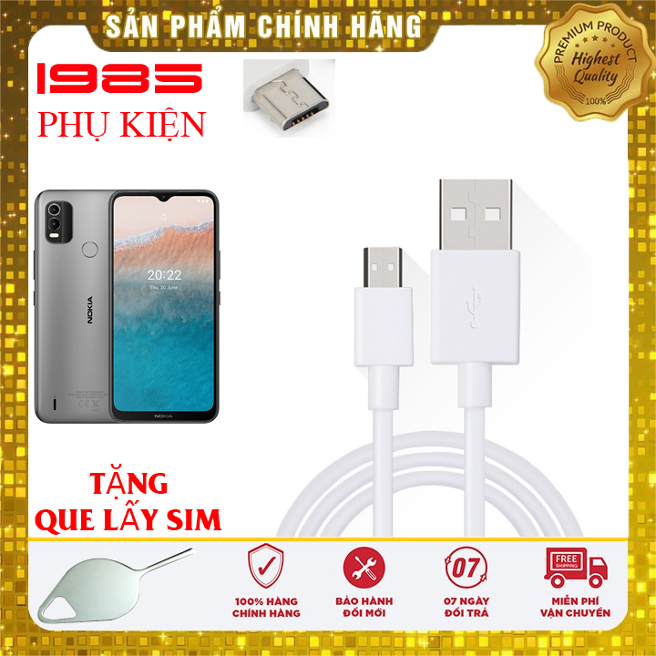 Cáp sạc nhanh cho nokia c21 plus