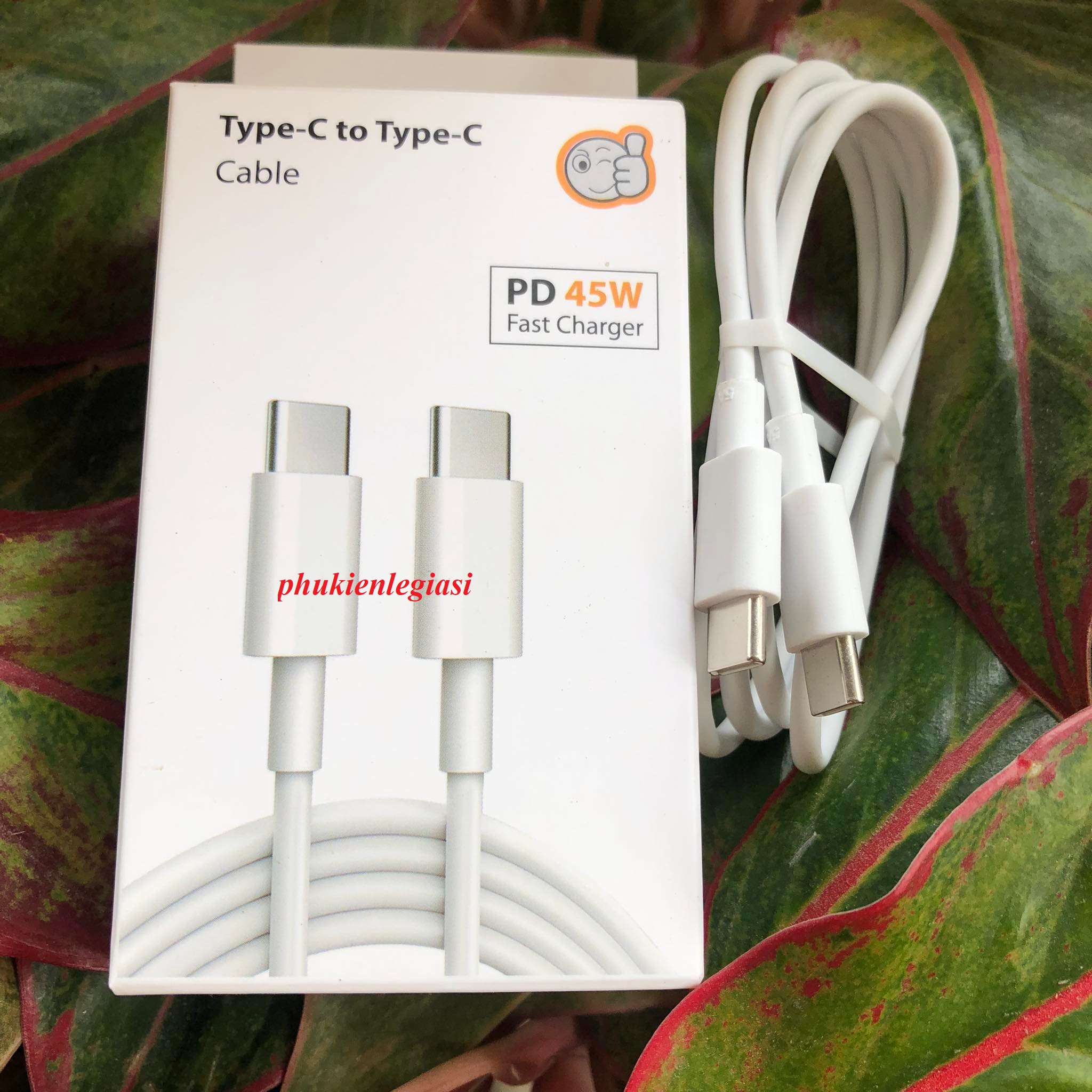 XÃ HÀNG THANH LÝ Cáp sạc Type C to Type C 45w mã TR cáp PD
