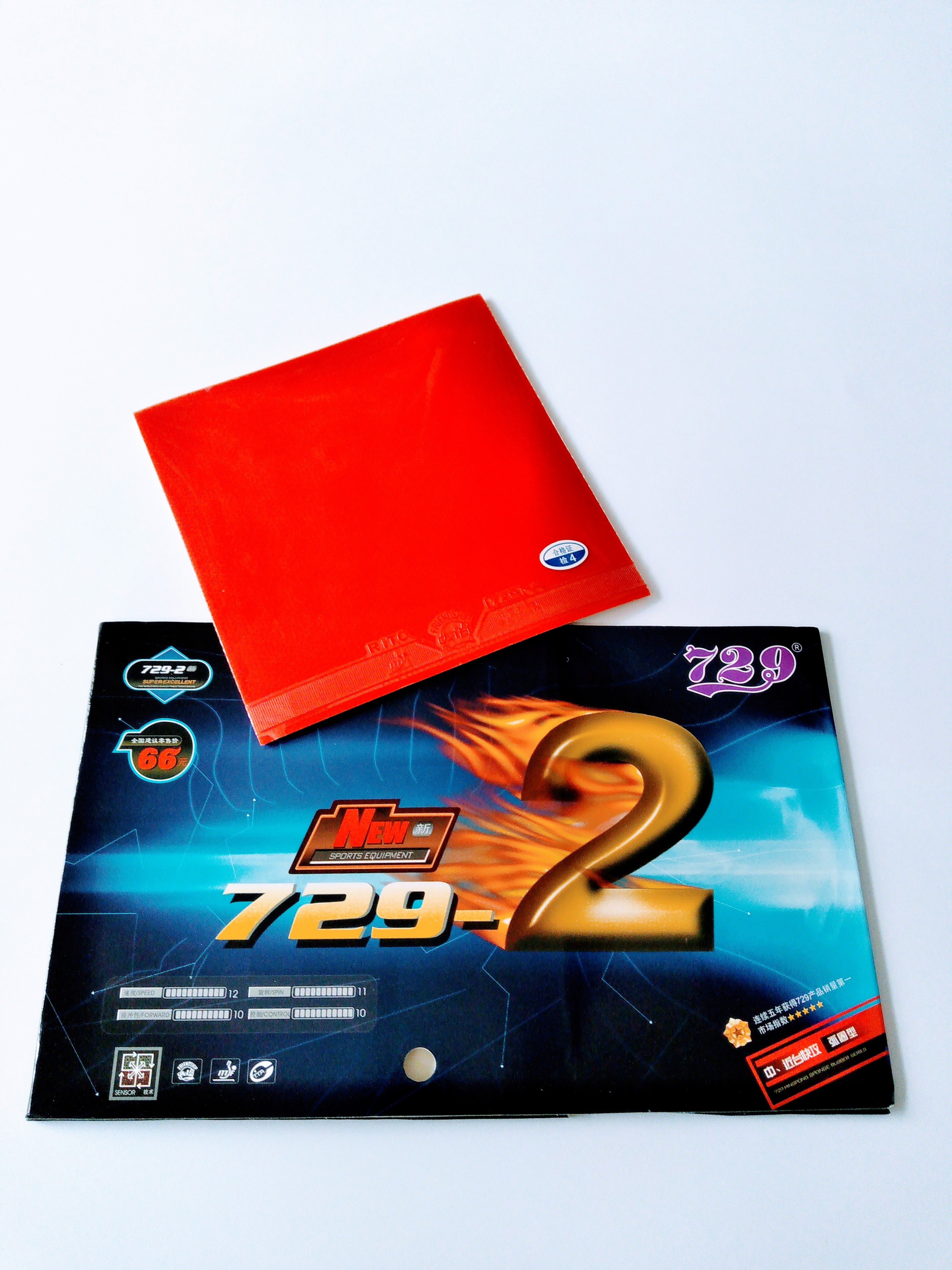 MẶT VỢT BÓNG BÀN 729-2 NEW