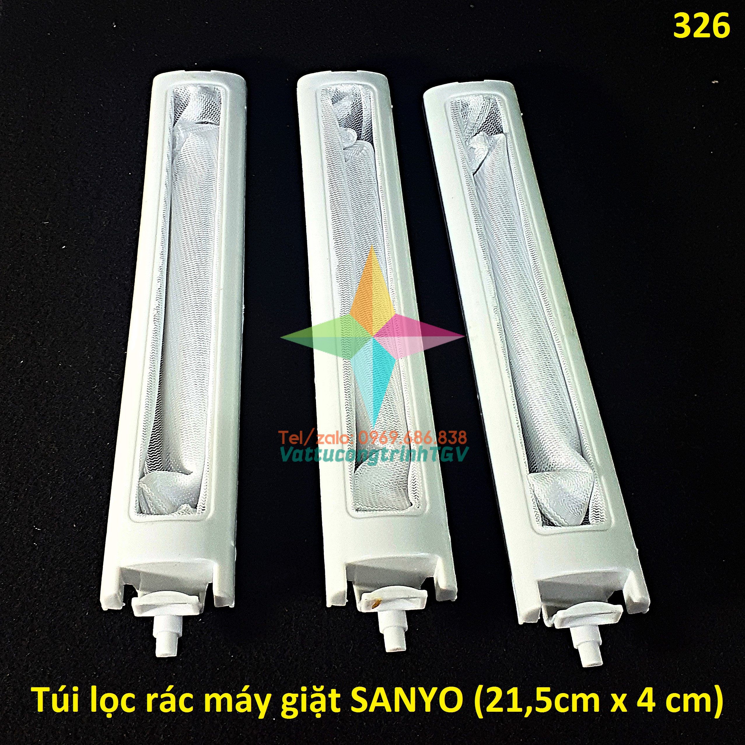 Bộ 3 túi lưói lọc thay thế cho máy giặt SANYO cửa đứng
