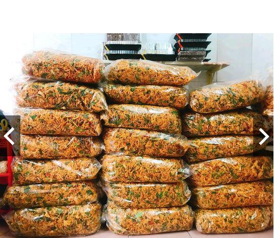 KHÔ GÀ LÁ CHANH XÉ CAY 5KG BÒ ĐỘI NÓN