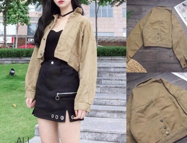 [HCM]ÁO KHOÁC JEAN NỮ CÁ TÍNH THỜI TRANG NHIỀU NÚT SAU ( Nhiều Màu ) VIET FASHION