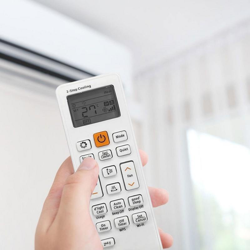 Air conditioner remote control for samsung db93-11489l db93-11115k db93-14195a easy to set replacement ac remote control