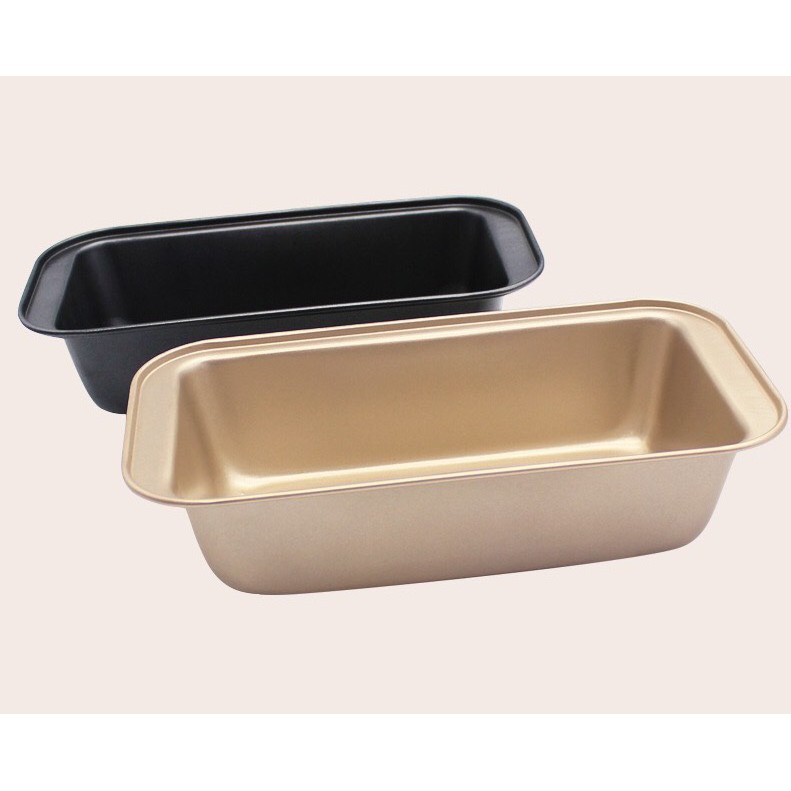 Khuôn nướng bánh chữ nhật, chất liệu thép cacbon chống dính 25.56cm