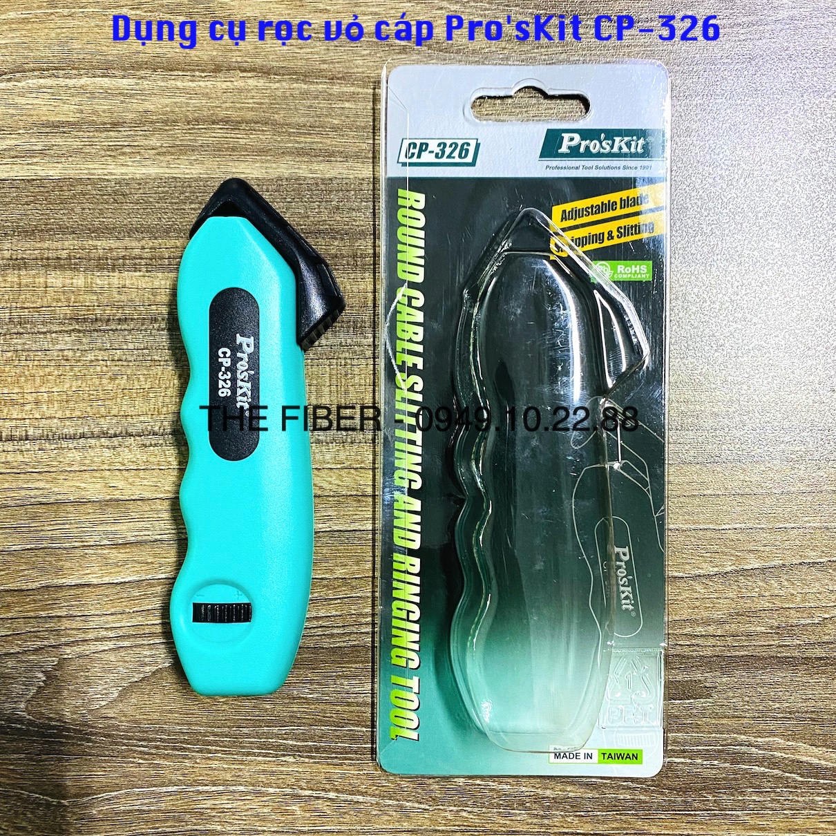 Dụng cụ rọc vỏ cáp pro'skit cp-326