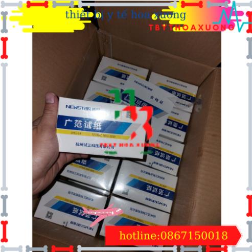 [1 Hộp 20 Tệp ] Giấy Quỳ Tím Thử Độ pH Thang Đo Từ 1 Đến 14