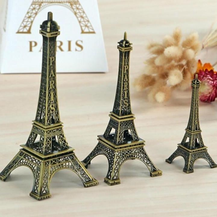 Mô hình tháp Eiffel hợp kim cao 25cm