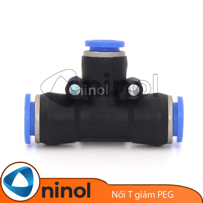 Nối ống khí nén chữ T giảm PEG