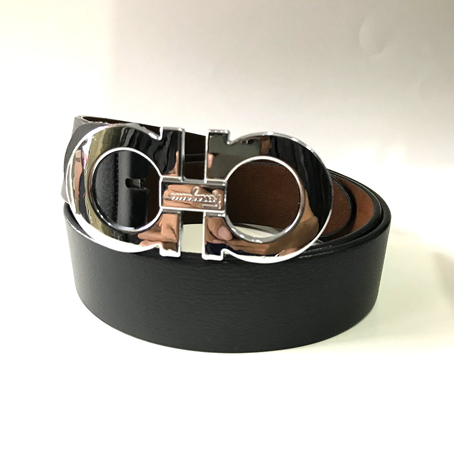 Thắt Lưng Nam - Dây Nịt Nam Khóa Chữ A Đôi - Màu đen