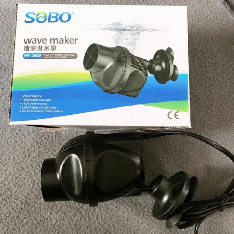 Máy Thổi Luồng, Tạo Sóng Sobo WP-200M 12W Cho Hồ Cá Cảnh, Tạo Dòng Chảy, Đẩy Phân,1 Công Đôi Việc