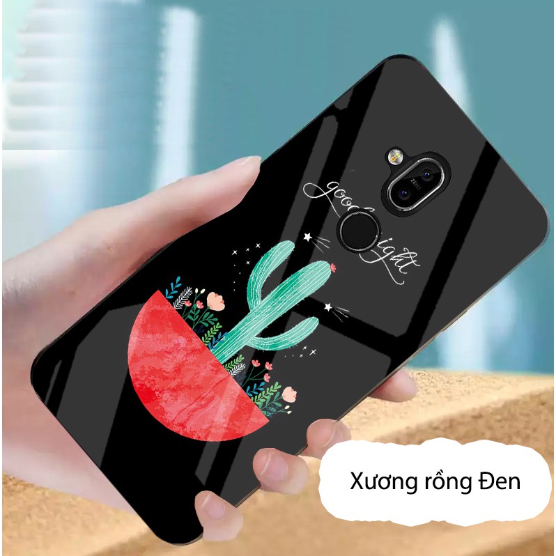 Ốp nokia 8.1, x7 mặt kính gương bóng