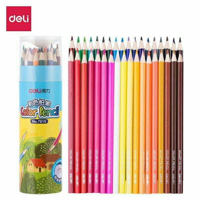 [HCM]Bút chì màu cao cấp deli 7015( 36 màu )