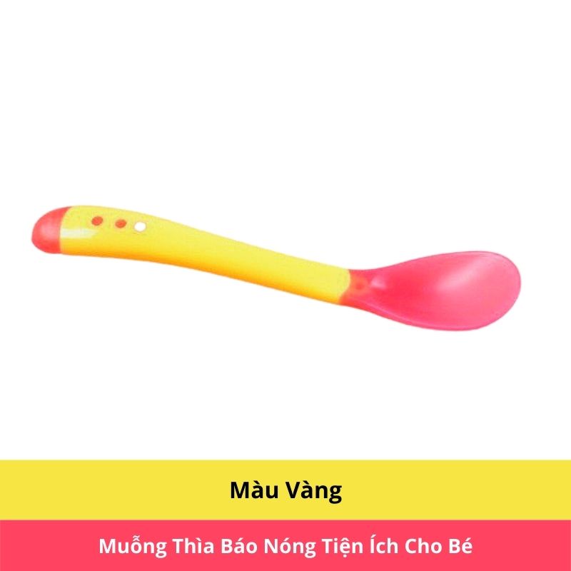 Thìa Báo Nóng Cảm Ứng Nhiệt Cho Bé