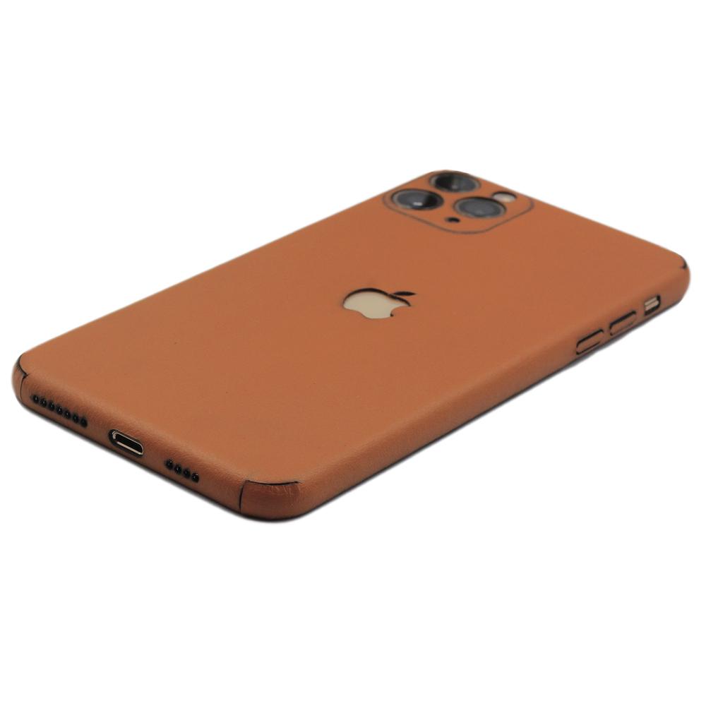 Dán da full viền iphone 11 Pro/iPhone 11 Pro Max, làm từ da thật cao cấp - Chính hãng Davis