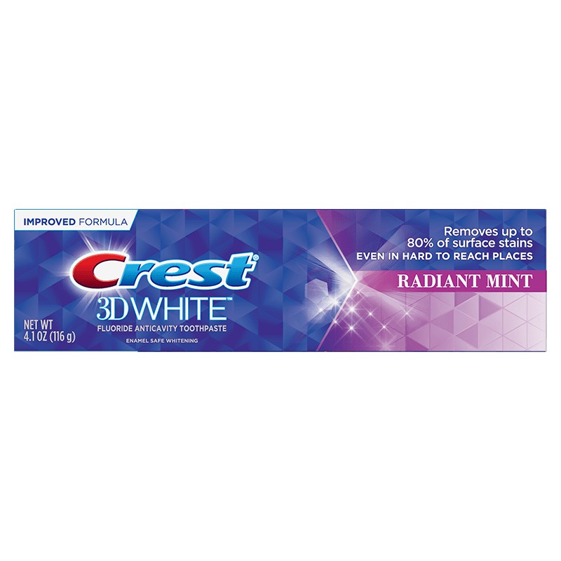 Kem đánh răng CREST 3D White Fluoride Anticavity Toothpaste Crest [Meoheo]
