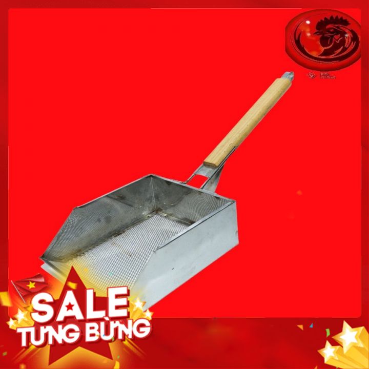 SÀN PHÂN cán gỗ cho gà đá kích thước 20 x 25 cm