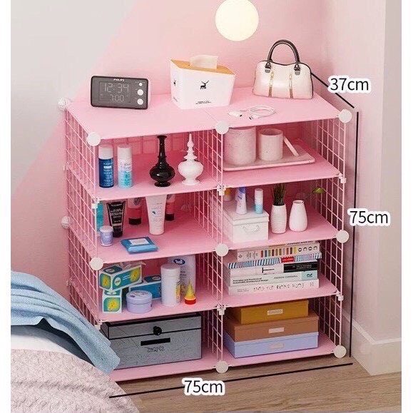 Kệ ghép lưới sắt,nhựa đựng sách vở