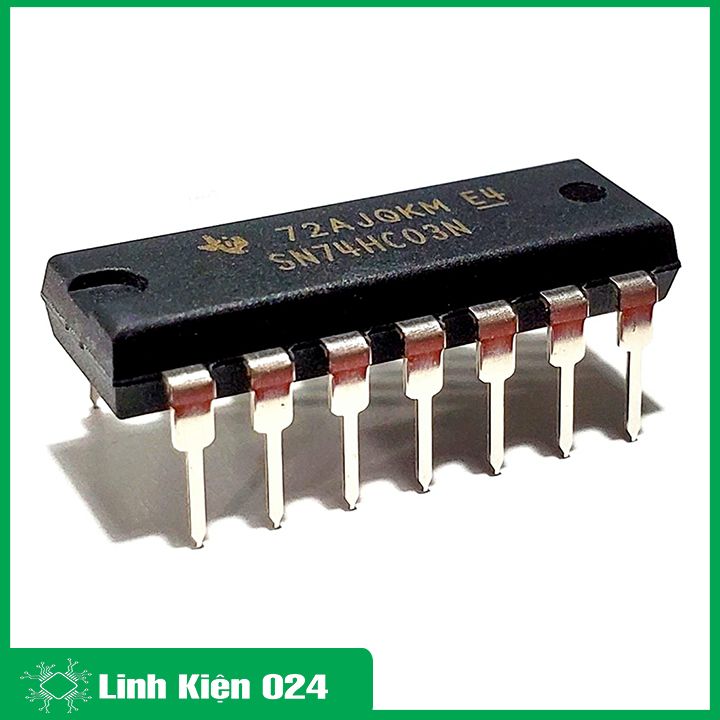 IC 74HC03 DIP14 2-Input NAND điện áp 2-6V