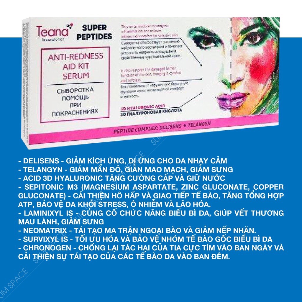 Serum Teana Anti-redness cho da mụn