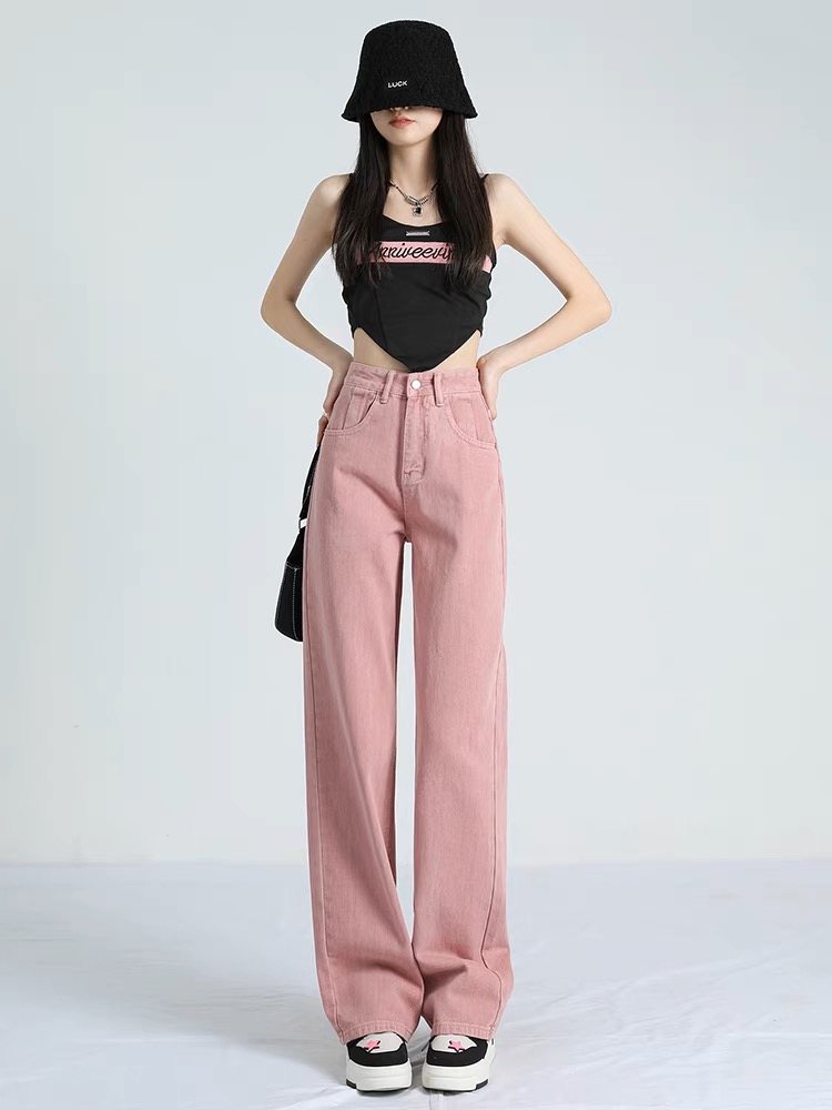 Quần Jean Nữ Quần Ống Rộng Quần suông Nữ Lưng Cao Chất Liệu Đẹp quần jean nữ quần bò nữ quần legging skinny jeans co giãn lưng cao THE COOKIES JEANS