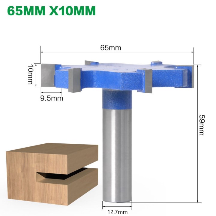 Mũi phay gỗ cuốc rãnh Govis 6 cánh