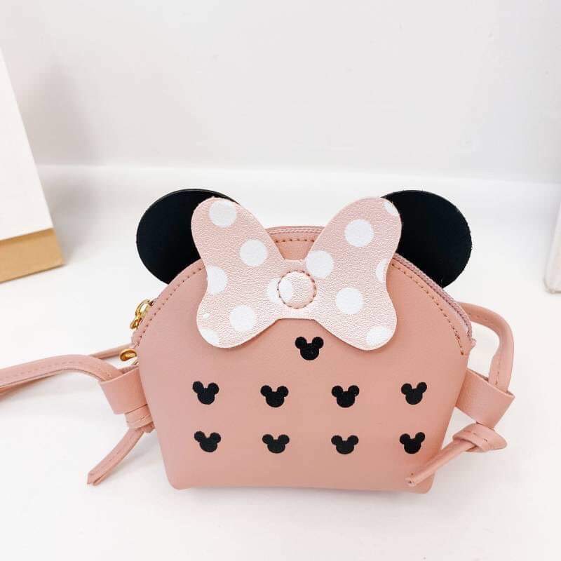 Túi đeo chéo mini có nơ xinh xinh yêu yêu dành cho bé gái