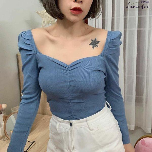ÁO  thun cổ vuông cao cấp