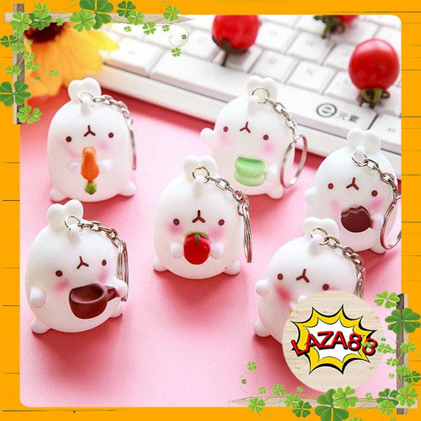 Móc Khóa Thỏ Molang Dễ Thương - laza88