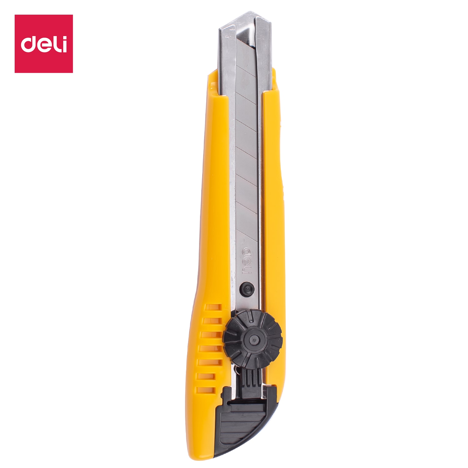 Dao rọc giấy deli, vàng, đỏ - 1 cái e2043