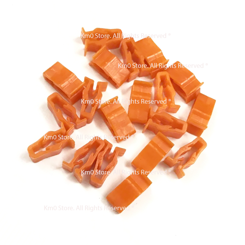 Set 05 Pat Kẹp Dàn Áo Xe Máy Màu Cam HT9043