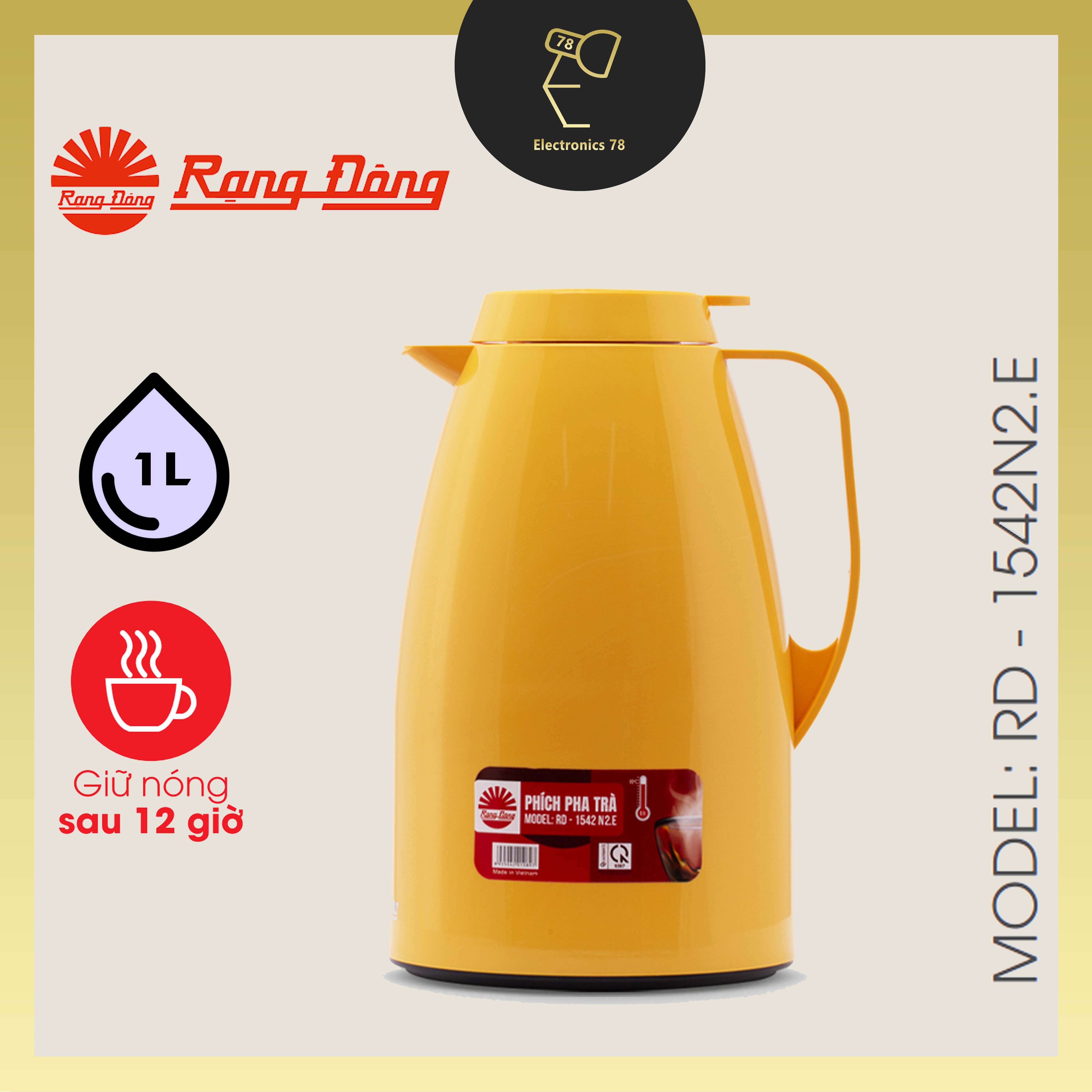 Phích pha trà, giữ nhiệt Rạng Đông - 1542 N2.E [1.5 Lít]