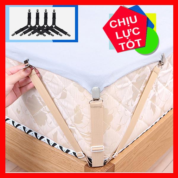 Adjustable Triangle Bed,Fasteners Sheet Adjustable Crisscross Bed. Fitted Sheet Straps Suspenders Gripper Storage Holder Fastener Clip