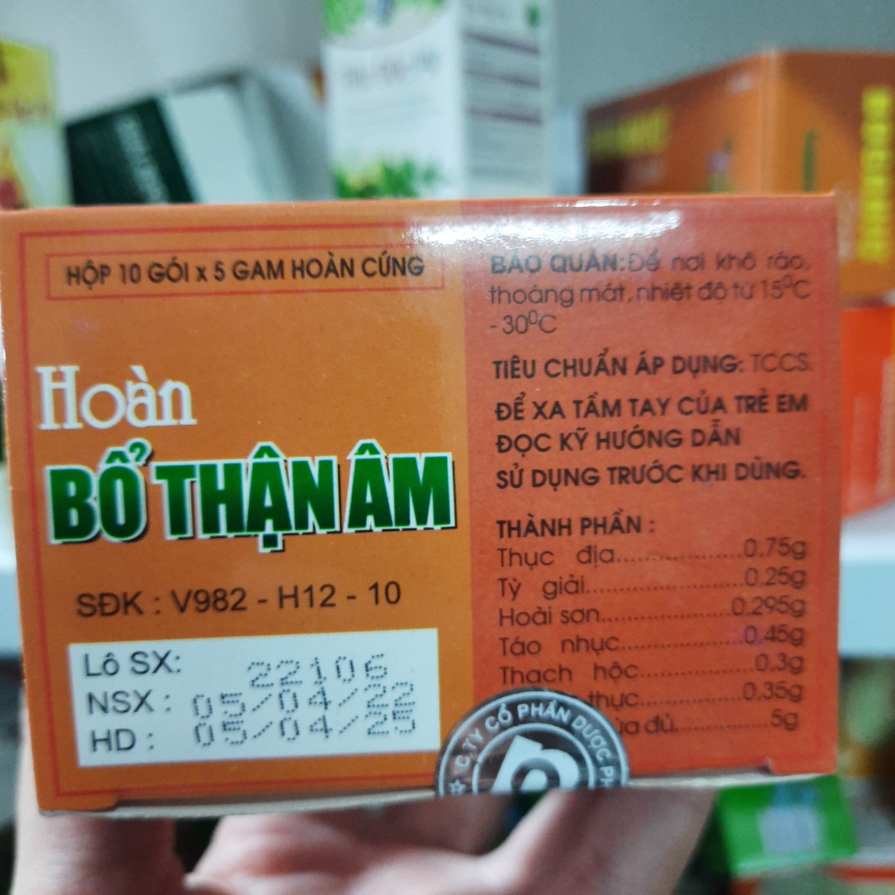 Hoàn Bổ Thận Âm Nam Hà