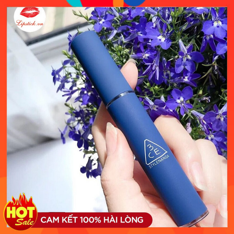 Son 3CE Xanh Cao Cấp Son 3CE Vỏ Xanh Hàn Quốc